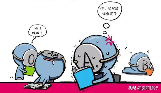 血型决定了你的脾气秉性