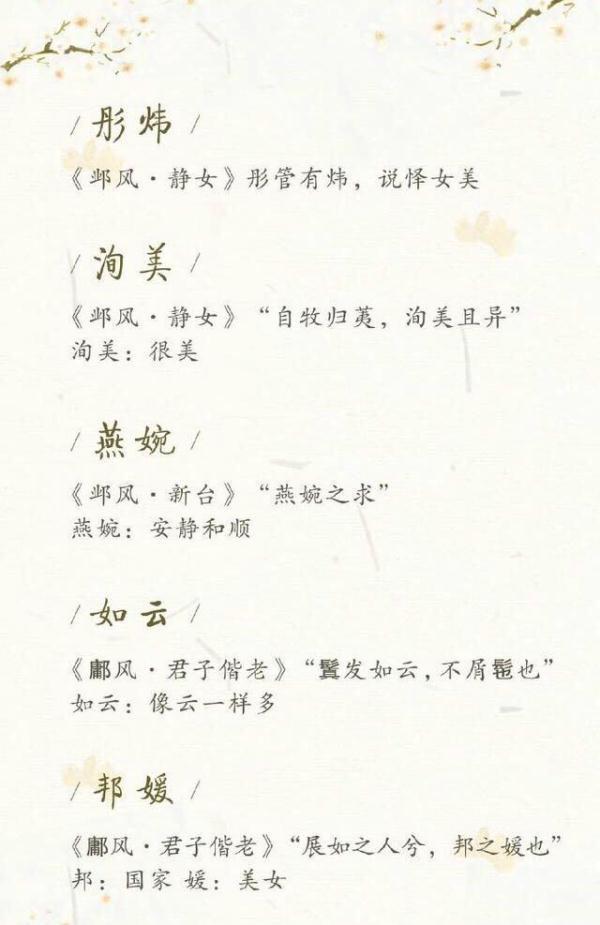 这些名字实在太美了，给宝宝起名可以参考了