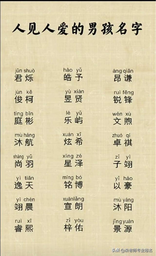 宝宝取名：寓意平安吉祥的宝宝名字