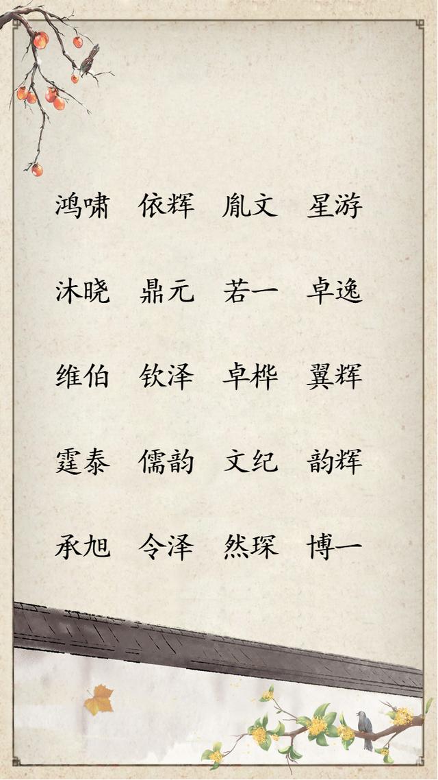 仍然为男宝宝起名发愁的你，不妨参考这篇起名文章