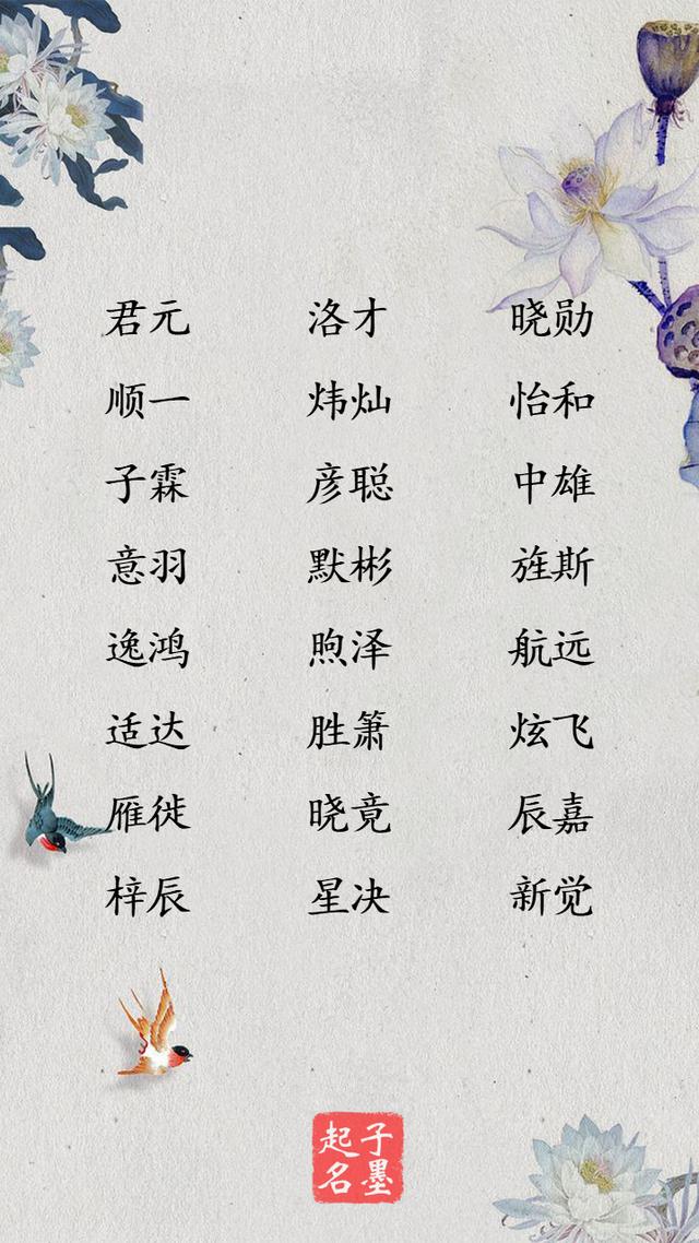 这些宝宝名字设计巧妙，给男孩取名一定要了解