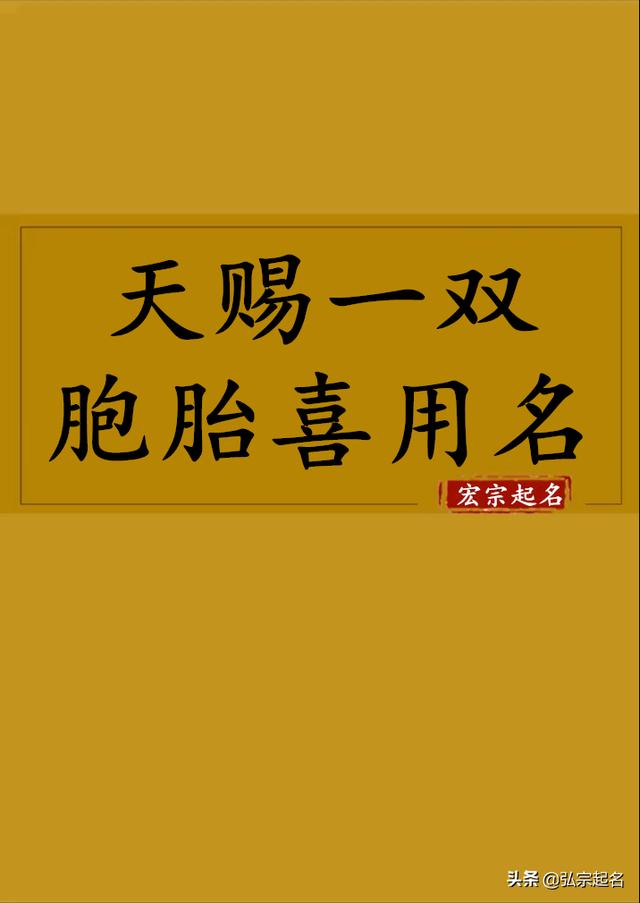 好听唯美的双胞胎男孩女孩名字